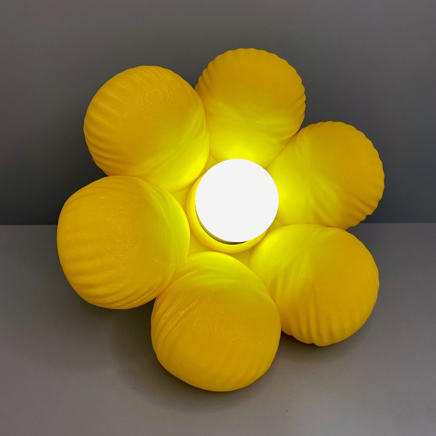 Floow Çiçek Tasarımlı LED Gece Lambası - Sarı