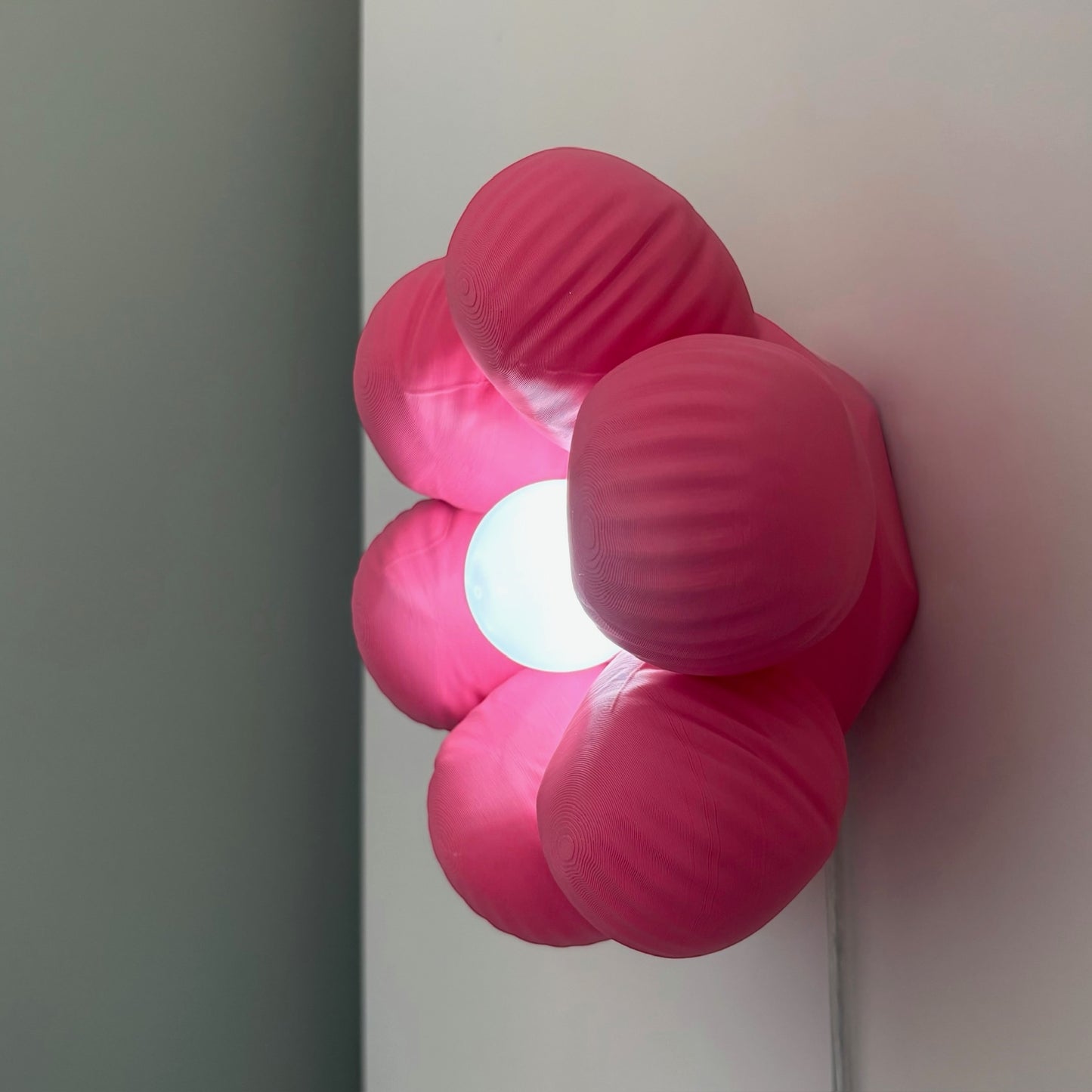 Floow Çiçek Tasarımlı LED Gece Lambası - Pembe